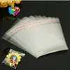 Yiwu red self seal adhesive holographic opp cd bag supplier
