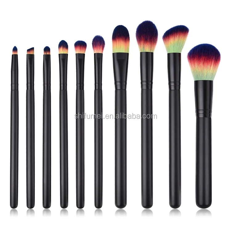 SFM Brand High Quality 10 Professional Makeup Brush Set Gradient Makeup Brush Makeup Brush Tools Wholesale