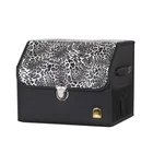 Premium Foldable Pu Leather Car Trunk Storage Organizer Bin Container Box For Suv Vehicle