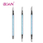 BQAN Rhinestone Handle Painting Artist 3PCS Set Rubber Tipped Painting Brush