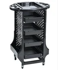 beauty salon trolley hairdressing plastic hair trolley cart barber funiture