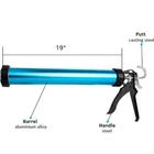 Sausage tube heavy duty Caulking Gun 20 Oz / 10 Oz Cartridge Manual Applicator Gun(Blue)