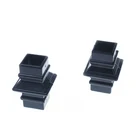 Powder coated 60g black cast iron fence ornaments