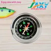 Jaxy Classic Portable Plastic/Aluminium/Copper Round Small Military Compass Outdoor Camping Navigation Tools