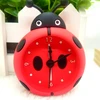 Cheapest price ladybug shape cartoon desk silicone alarm clock