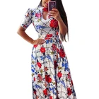 High fashion Long Maxi Dress Plus Size Fashion Dress For Evening Dinner White Plaid