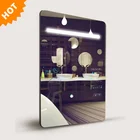 Wall mount Touch screen magic mirror advertising player digital signage display