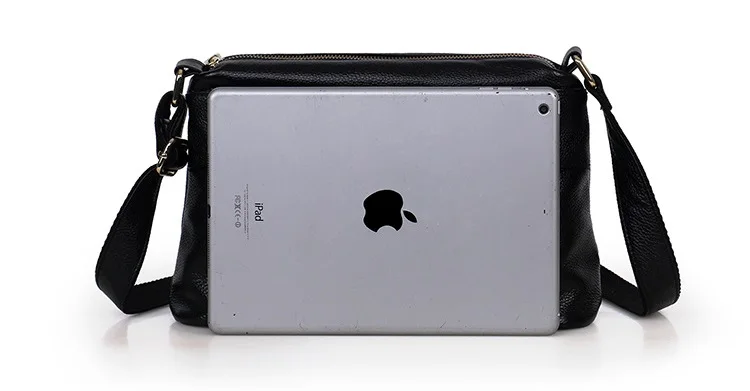 MJ Genuine Leather Women's Bag Shoulder Handbag Real Cowhide Leather Crossbody Bag Female Small Messenger Bags High Capacity (11)