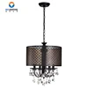 The latest round modern crystal chandelier lighting bedroom