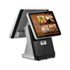 Wholesale dual screen pos system hot sale all in one pos machine built in printer