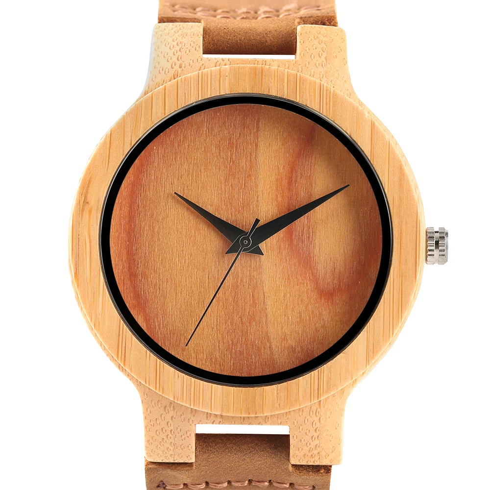 YISUYA Quartz Men's Watches Nature Wood Simple Sport Watch Hot Analog Bamboo Women Trendy Wrist Watch relogio masculino Xmas (19)