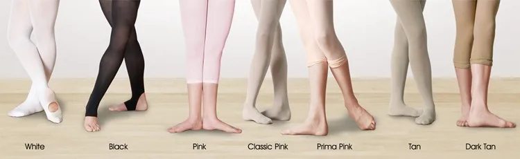 BT00002 Hot Sale Wholesale Cheapest Nylon Girl Kids Pink Ballet Convertible  Dance Tights