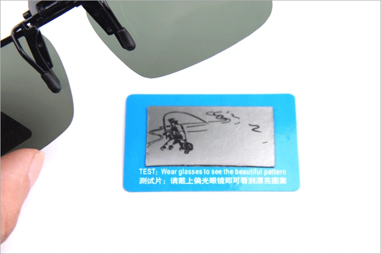Anti uv polarized lens Drive and fishing myopia sunglasses clamping piece wholesale