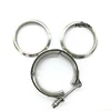 New type 2.5" V Band clamp flange Kit (Stainless Steel 201) For turbo exhaust downpipe