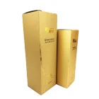 Gold foil art paper cardboard foldable gift packaging box cosmetic, serum, facial mask,perfume,face cream,skin care