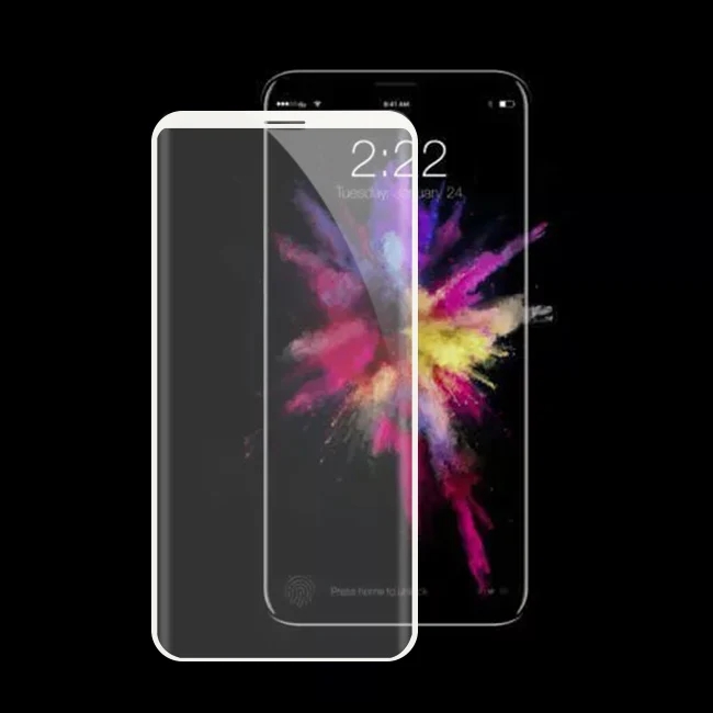 Hot Selling 0.33mm Silk Printing For iphone 7s Tempered Glass, 3D Glass Screen Protector For iphone7s plus