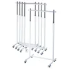 Display stand clip pole metal display shelf display rack