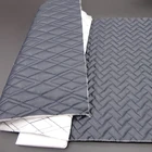 Polyester Filling Leather Double Sided Quilted Fabric