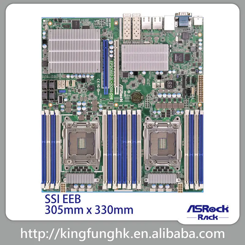 Product: ASRock Rack SSI EEB EP2C602-2L+2OS6/D16 Lga 2011 dual socket
Xeon E5 Server Mother board Product: ASRock Rack SSI EEB EP2C602-2L+2OS6/D16 Lga 2011 dual socket
Xeon E5 Server Mother board