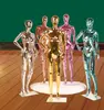 fashion female Popular gold silver green pink Abstract Glossy Mannequins