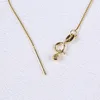 Golden 925 Sterling Silver Box Chain for Necklace