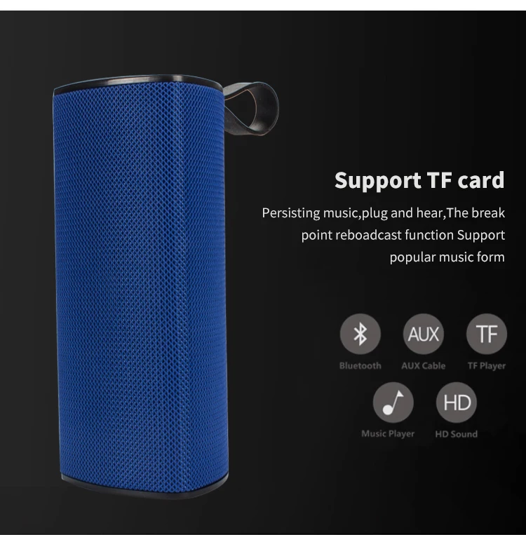 Maigoole 2018 Portable Wireless Fabric Speaker Stereo Portable Bluetooth Speaker - ANKUX.COM