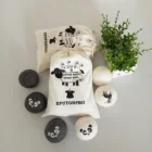 Woolzies, the Original Highest Quality Wool Dryer Balls Set of 6 Xl ,Best Natural Fabric Softener, Gift Set