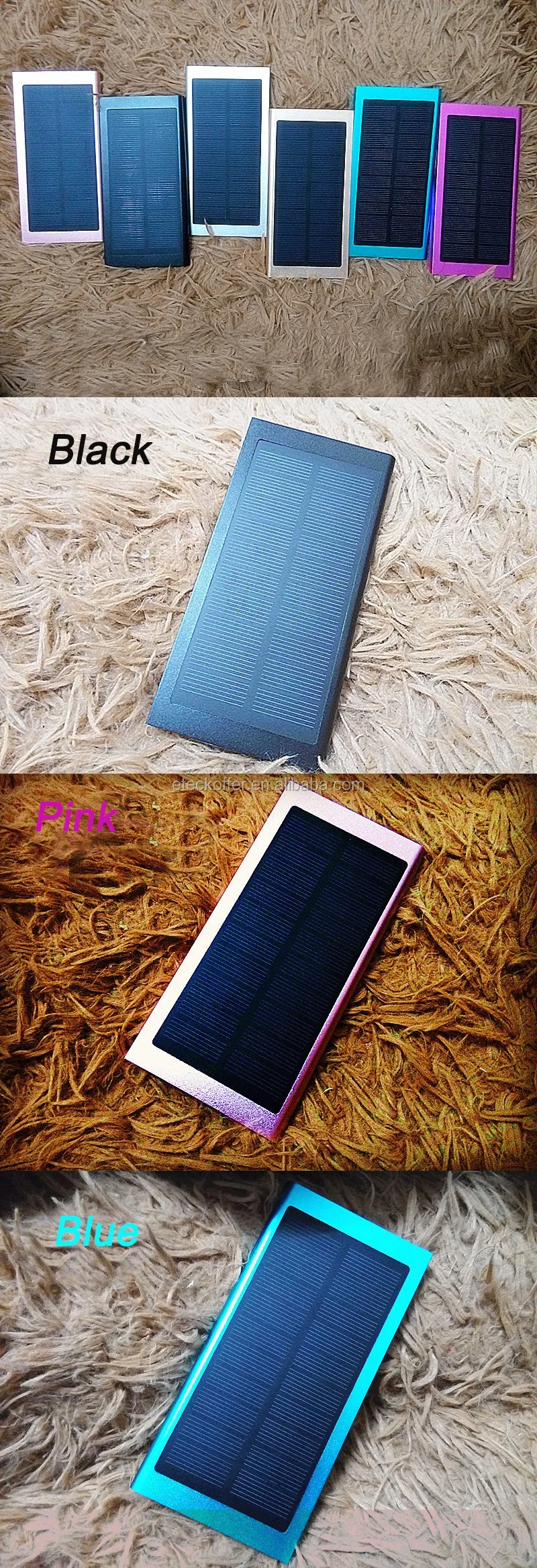 New 20000 mAh Solar Power Bank Waterproof Phone External Battery Solar Charger Power Bank - ANKUX.COM
