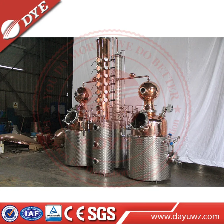 Copper Alcohol Distillation Equipment For Whisky