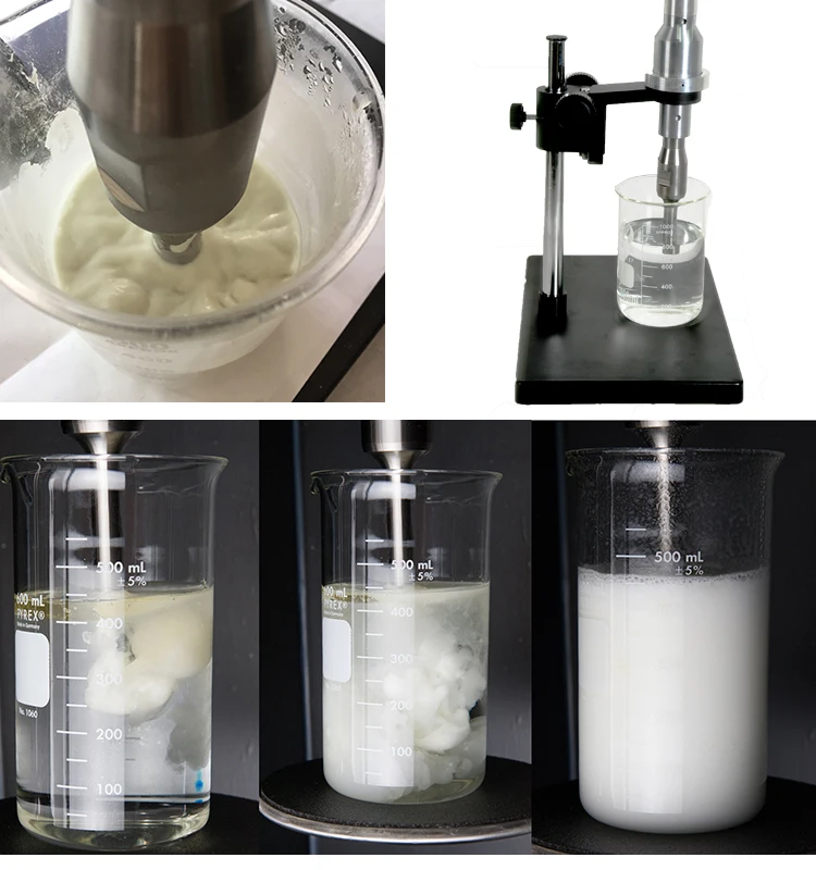 Ultrasonic emulsifier mixer ,Cosmetic Homogenize emulsifier machine