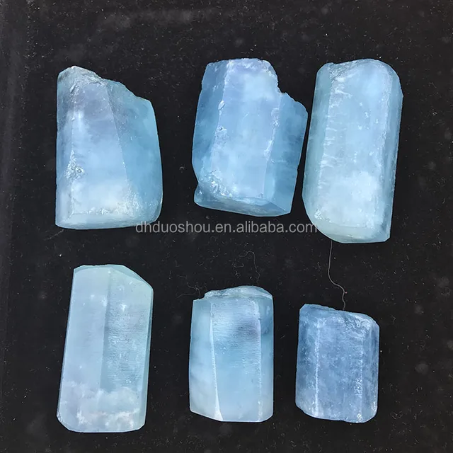 aquamarine natural blue rough aquamarine specimen for sale