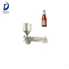 piston tooth paste filling machine sauce jam semi automatic sauce dispenser