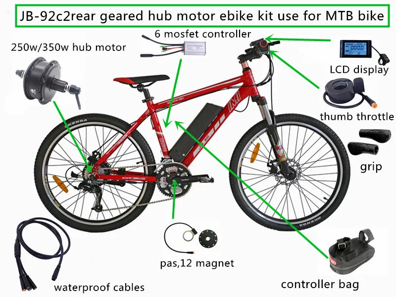 czjb jb-92c2 electric bicycle hub wheel motor for