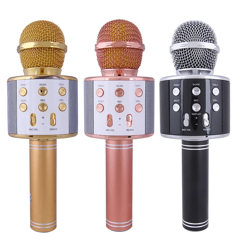 OEM/ODM Wireless Karaoke Microphone,3-in-1 Portable Handheld karaoke Mic Can print LOGO - ANKUX Tech Co., Ltd