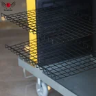Multi-functional high quality plastic cleaning housekeeping maid room service trolley for wholesale hotel