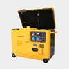 BISON China Taizhou BS6500DSEC Experienced Supplier Factory Price Silent Long Run Time Portable Self Start Diesel Generator