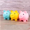 Hot selling top quality fashion plastic promotional piggy plastic coin bank for promotion