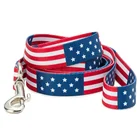 2019 pet accessories new design American Flag Nylon Dog Leash