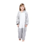 Wholesale Kids Flannel Koala Kigurumi Onesie pajamas