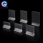 Magnetic table menu stand plastic menu holder