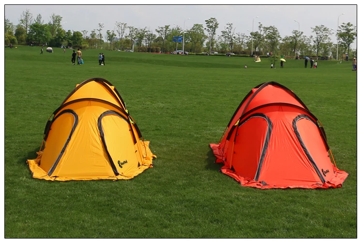 Double Layers 2 person waterproof pop up beach tent