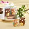 A80522 "Owl Always Love You" Ceramic Mother and Baby Bird Personalized Salt & Pepper Shakers