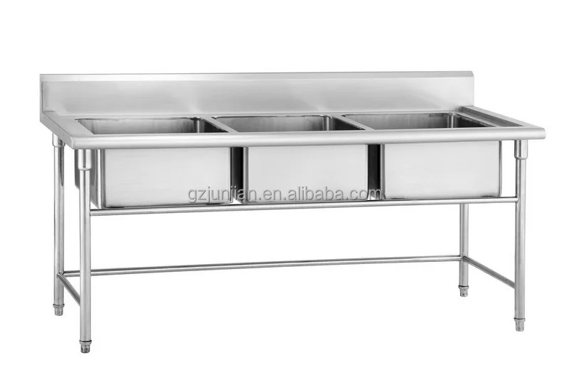 Buy Free Standing Stainless Steel Kitchen Sink,Kitchen Stainless Steel ...