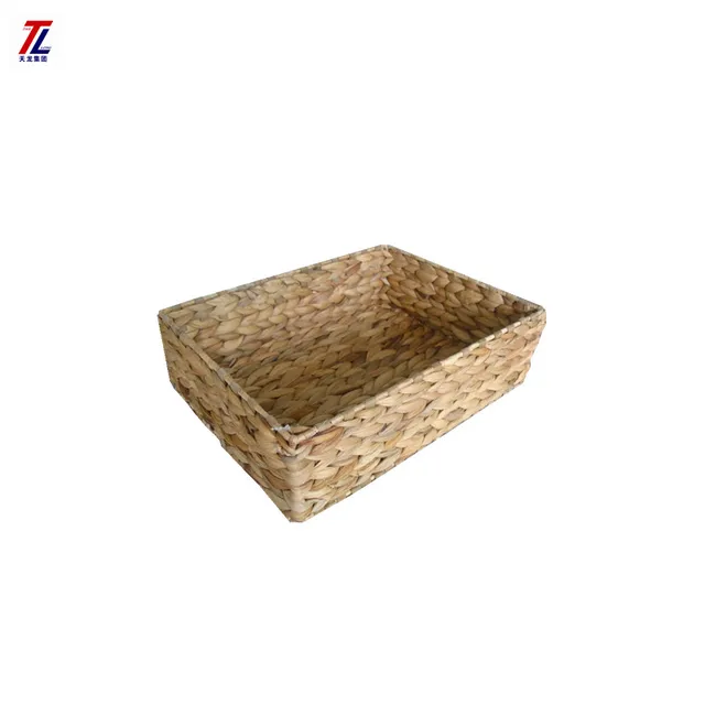 recycled wholesale handmade woven small straw baskets seagrass