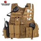 Military Army Soldier Police Molle mesh tactical vest