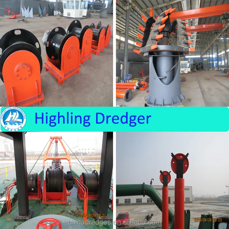 500 cbm/h cutter head suction dredger for sale