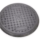 EN124 D400 hinged locking manhole cover for wholesales