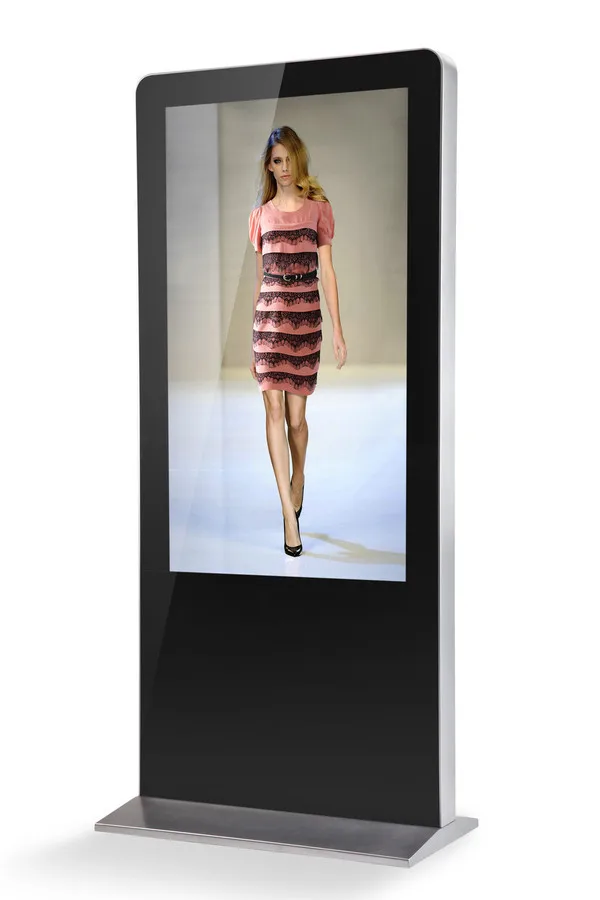 Highly stable Android advertising player floor stand