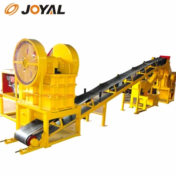 Joyal good diesel engine jaw crusher diesel driven stone crusher fine crusher