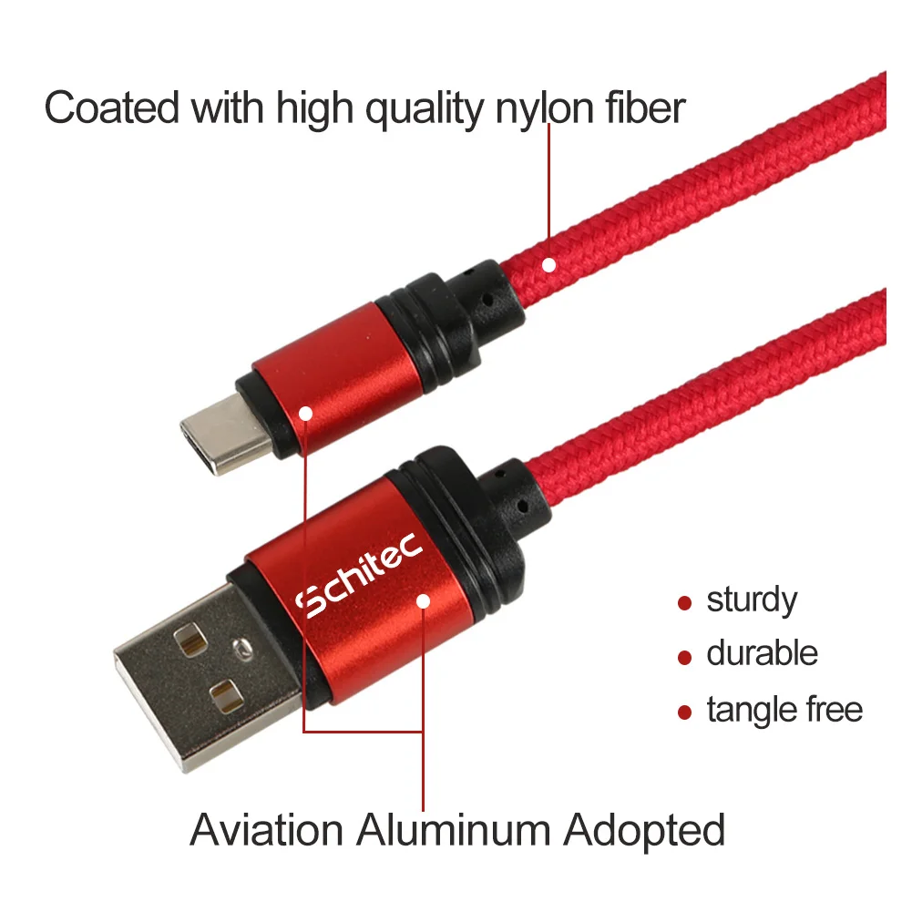 Wholesales Factory nylon braided usb cable charging type c USB cable - ANKUX.COM